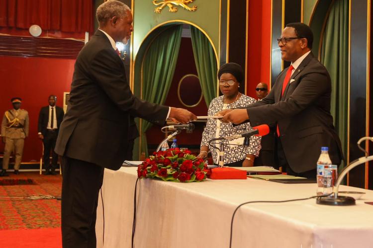 Hon. Titus Mvalo, SC. Minister of Justice.